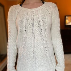 Off-white knit sweater